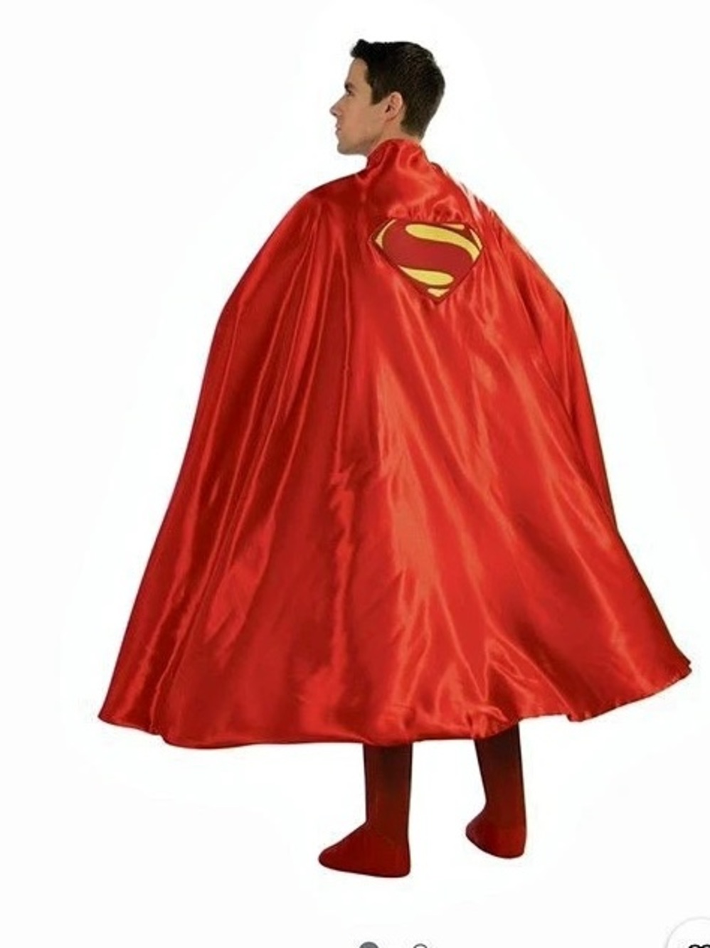 Rubie's Deluxe Superman Man Of Steel Adult Cape With Embroidered Logo/Halloween
